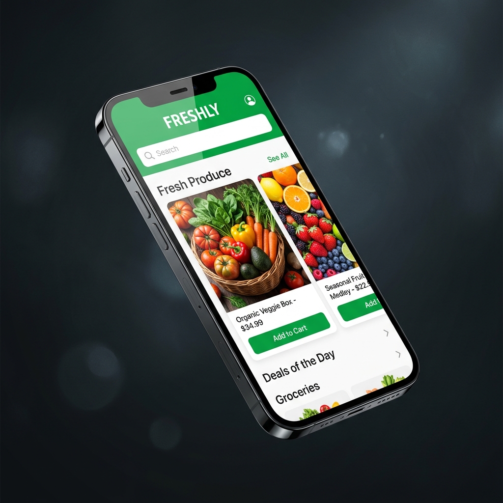 GrabU App Mockup
